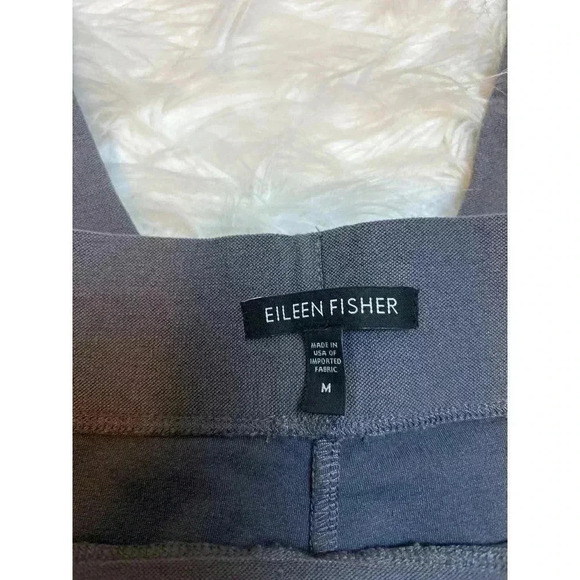 Eileen Fisher Cropped Dress Pants Gray Size M - Picture 2 of 8